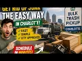 How to schedule a bulk trash pickup in Charlotte