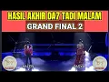 HASIL AKHIR GRAND FINAL 2 DANGDUT ACADEMY 7 TADI MALAM