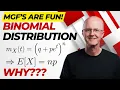 Prob Stats Lec 7B Binomial Distribution PMF MGF Mean Variance Intro to Negative Binomial