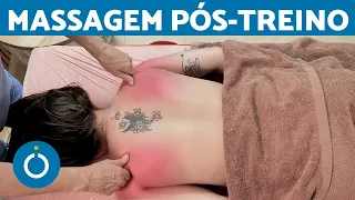 MASSAGEM DESPORTIVA para LEVANTADORES DE PESO 🏋🏼‍♂️ Massagem Desportiva nas Costas