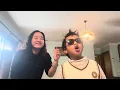 Spontaneous fun duet with mom - APT - Bruno Mars - Rosé