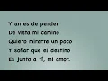 Camila- Abrazame (Lyrics)