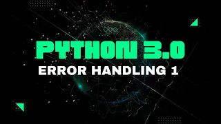 First - How to Resolve Error Handling in Python