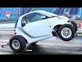 WILD 09 BIG BLOCK CHEVY POWERED SMART CAR AT RT66 4-26-14