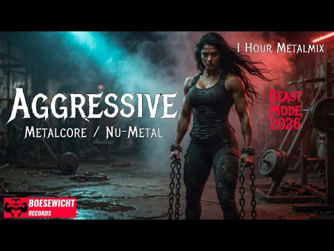 UNLEASH YOUR FURY: 1 HOUR AGGRESSIVE METALCORE & NU-METAL WORKOUT MIX
