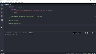 Using The ValidatePattern PowerShell Parameter Attribute