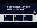 How to make a responsive layout with a flexbox CSS Tutorial