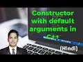 constructor with default arguments in c
