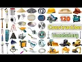 Construction Vocabulary ll 120 Construction Items Name in English With Pictures ll Masonry Tools