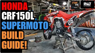 Download HONDA CRF150L - Turning my customer's bike into a SUPERMOTO! - Rim and tire guide MP3