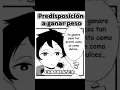 Weight gain comic 1 - predisposicion a ganar peso