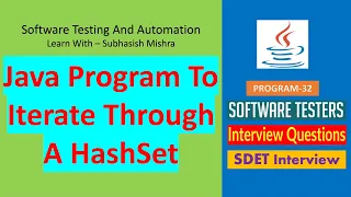 32 - Java Program To Iterate Through A Two Different Ways