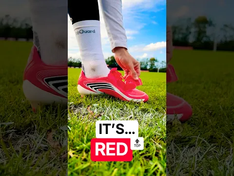 Messi's new boots are... RED?