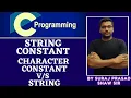 11 String Constant in C Programming Language Difference between String and Character constant