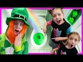 Lagu We CAUGHT A LEPRECHAUN! Is it one of Us?🌈 St. Patrick's Day Family Challenges with Kin Tin and RoRo