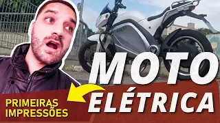 MOTO ELÉTRICA, PRIMEIRAS IMPRESSÕES COM A VOLTZ [ TEST DRIVER VOLTZ ]
