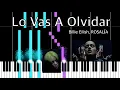 Download Lagu Lo Vas A Olvidar - Billie Eilish, ROSALÍA - Piano Tutorial (with lyrics) FREE PDF