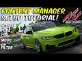 Assetto Manager Setup Guide for NEW PLAYERS