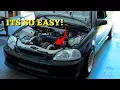 Everything You Need To Turbo Your Honda Civic On a Budget Stock ECU