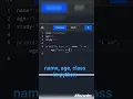 name age class in