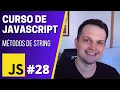 JavaScript Course - String Methods toUpperCase toLowerCase length