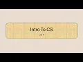 Lab 6 Intro To Cs Iterative Statements For - While