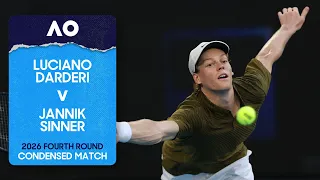 Luciano Darderi v Jannik Sinner Condensed Match | Australian Open 2026 Fourth Round