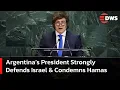 Download Lagu FULL SPEECH: Argentina’s President Javier Milei Defends Israel \u0026 Slams Hamas at United Nation | AC15