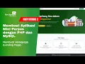 PHP Native Bootstrap 5 Mini Library Tutorial - Part 2 Homepage or Landing Page Design