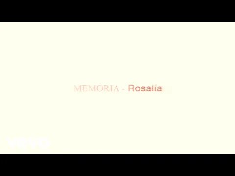 Video Thumbnail: ROSALÍA, Carminho - Memória (Official Lyric Video)
