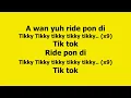 Marzville: Adjust (Tic Tock) Lyrics