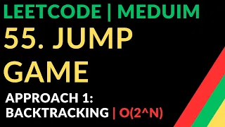 55 Jump Game Approach 1 Backtracking O 2 N Leetcode Meduim Javascript