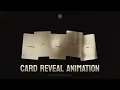 Card Reveal Animation HTML CSS JavaScript GSAP