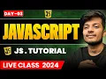 JavaScript Live Class Day 3 Job Ready Bootcamp JavaScript Tutorial for Beginners in Hindi