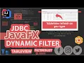 JavaFX Tutorial Search Bar and TableView filter result as you search