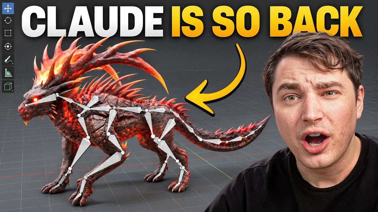 Claude Opus 5.5 Is the New KING of 3D Design & Blender: video thumbnail
