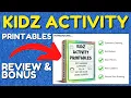 Kidz Activity Printables Review Kids Printables Software