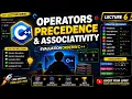 Lec 6 Operator Precedence and Associativity