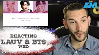 Download VOCAL COACH reacts to LAUV \u0026 BTS singing WHO MP3