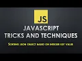 How to sorting JSON object based on Year or Integer key value Sorting JSON array of object