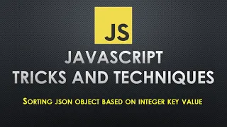 How to sorting JSON object based on Year or Integer key value Sorting JSON array of object