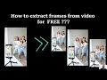 How to extract frames from using FFMpeg Mediainfo on Windows