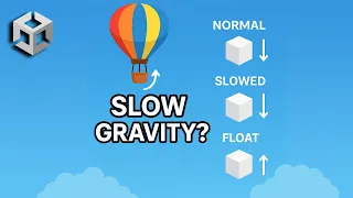3 Ways to Make Objects Float or Fall Slower In Unity