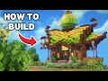 Tutorial How to build a Fantasy Trading Hall House in Minecraft