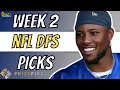 DraftKings NFL DFS Week 2 Picks