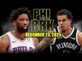 Lagu Philadelphia 76ers vs Brooklyn Nets Full Game Highlights – December 23, 2025 | NBA Season