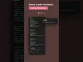 Simple Loader animation using HTML and CSS