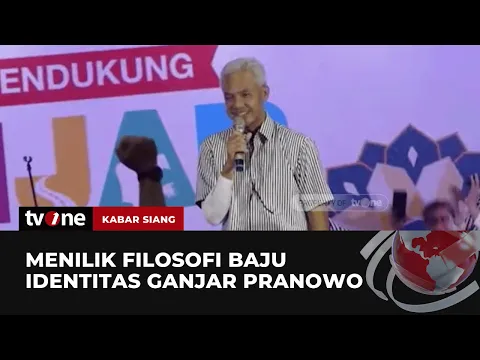 Temui Relawan, Ganjar Pranowo Memakai Kemeja Garis Hitam Putih: Saya Gak Abu-Abu