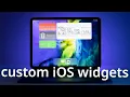 Build your own CUSTOM iOS widgets directly on your iPad or iPhone