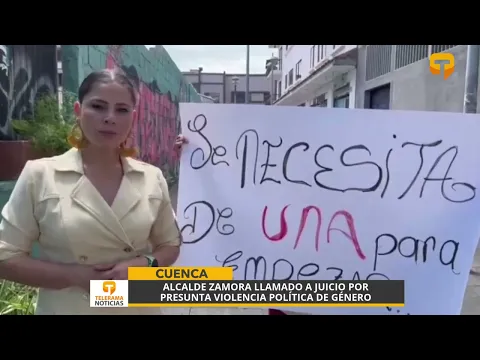 Alcalde Zamora llamado a juicio por presunta violencia política de género